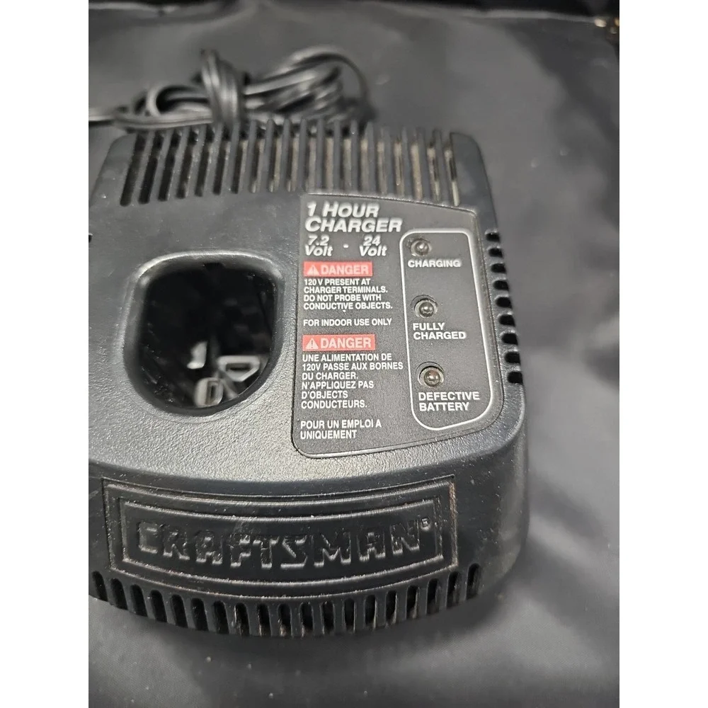 Original Craftsman 1-Hour Battery Fast Charger 7.2v- 24v 1425301 TESTED OEM